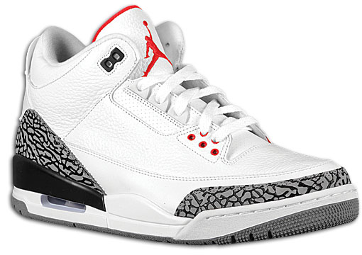 Jordan Retro 3 Cement Countdown – Foot 