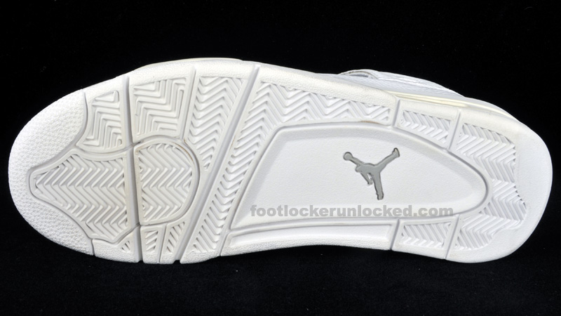 Jordan Retro IV white chrome no-mesh