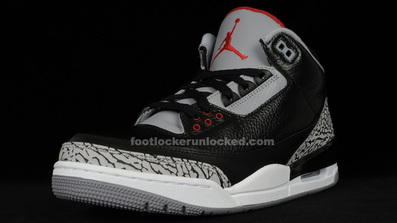 Jordan Brand Retro 3 Black Cement 