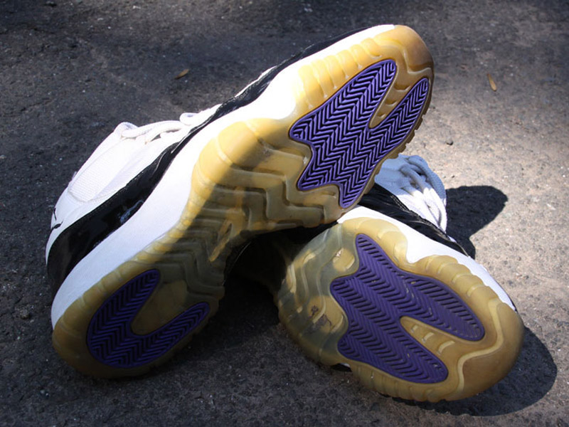 jordan 11 concord yellowing