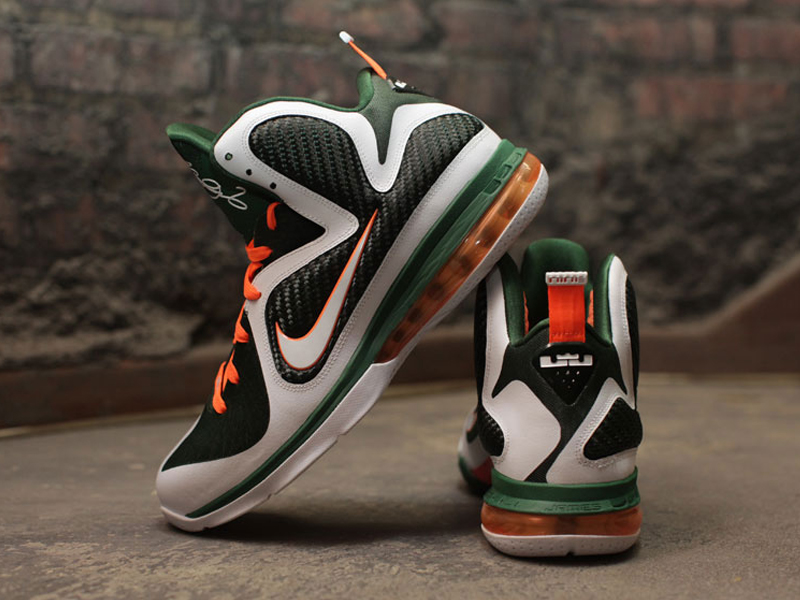 lebron 9 miami hurricanes