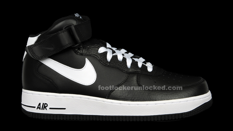 black and white air force mid