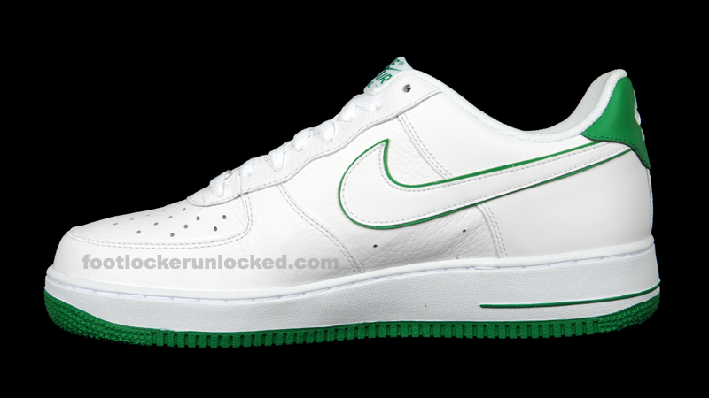 air force 1 green outline