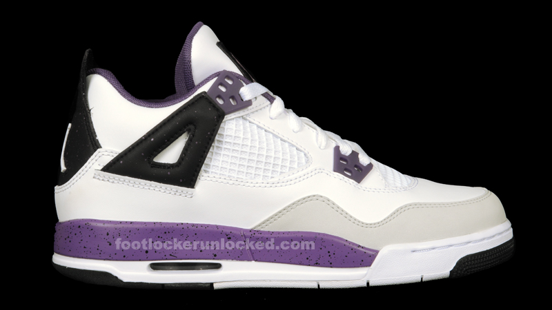 foot locker purple jordans
