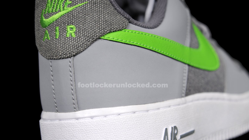 FL Unlocked Nike Air Force 1 Denim Wolf Grey Actn Green_08