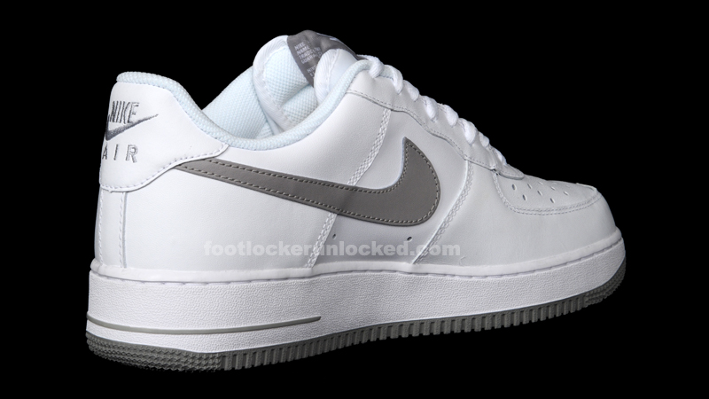 nike air force 1 grey and white