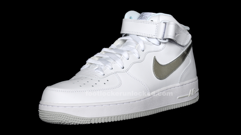 Nike Air Force 1 Mid 07 – White/Silver – Foot Locker Blog