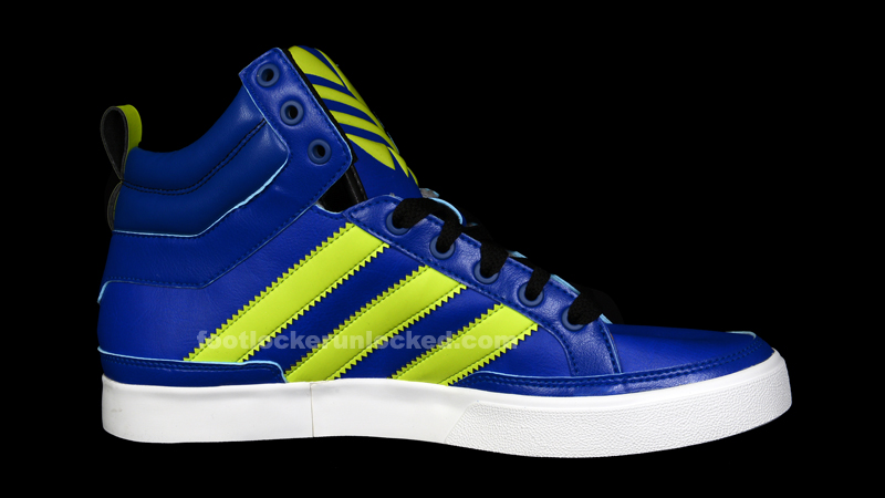 green and blue adidas