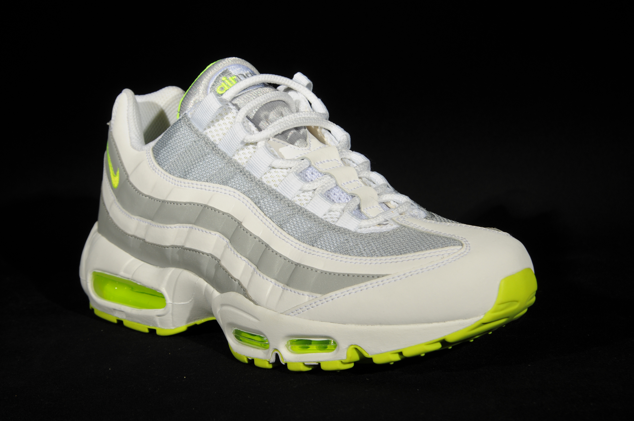 Nike Air Max 95 ID Cool Grey/Wolf Grey White Running Shoes For Sale