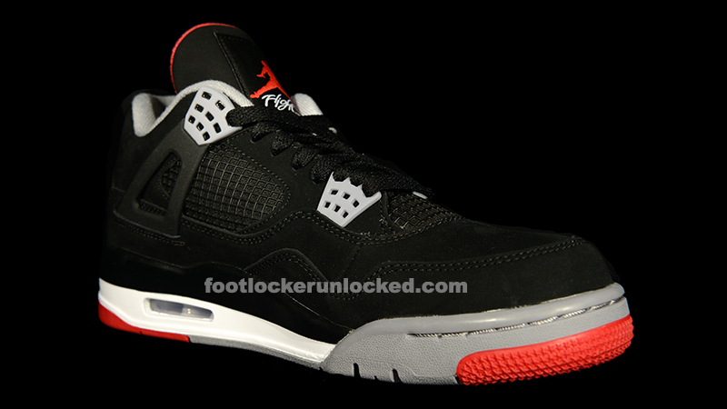 jordan 4 bred foot locker