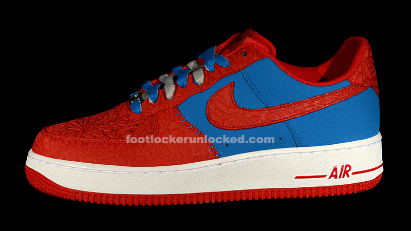 nike air force one blue and red