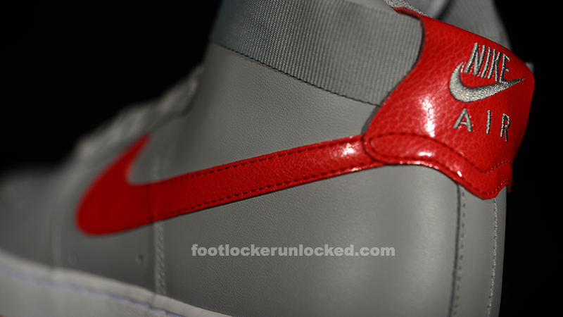 Nike AF1 High Grey Red_6