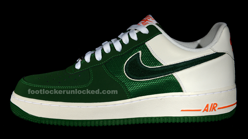 FL Unlocked Nike Air Force 1 Low NCAA Green_01