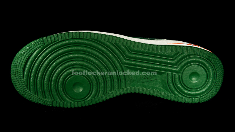 FL Unlocked Nike Air Force 1 Low NCAA Green_04