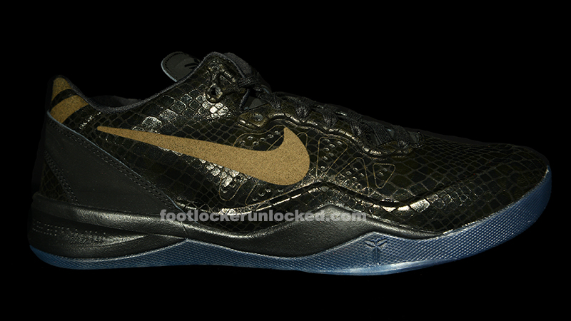 kobe 8 snakeskin black