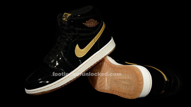 black and gold jordans foot locker