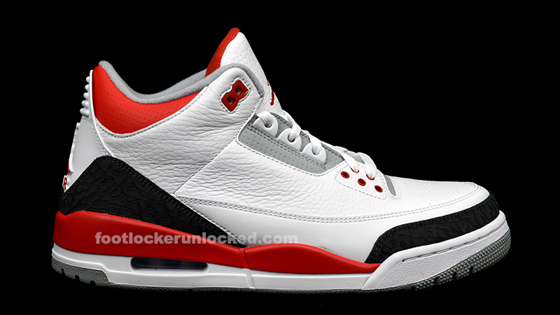 Air Jordan 3 Retro “White/Fire Red 