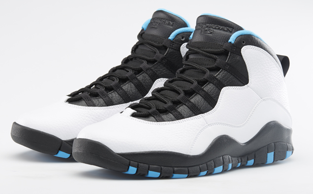 jordan 10 powder blue on feet