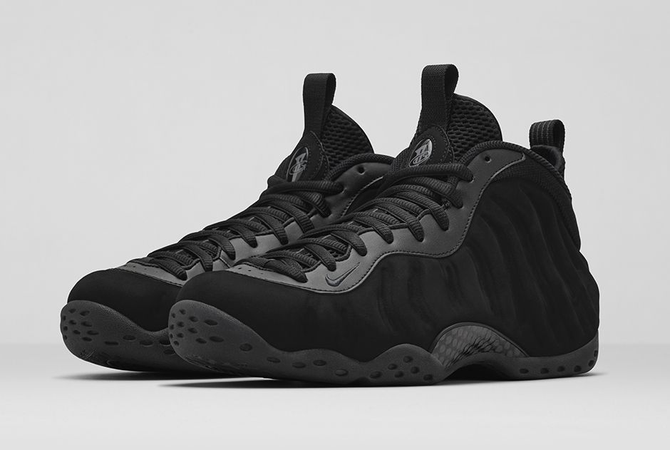 air foamposite one triple black