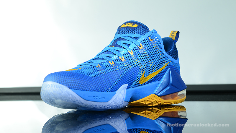 blue and yellow lebron's