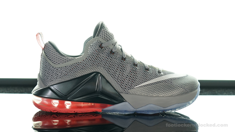 Nike LeBron 12 Low “Wolf Grey” – Foot 