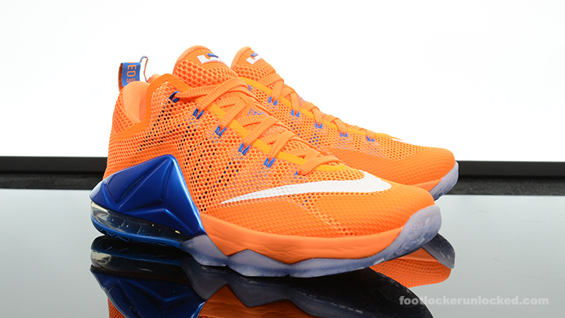 lebron 12 low blue and yellow