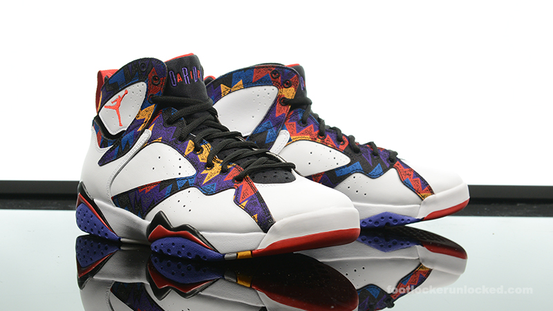 jordan 7 nothing but net on feet