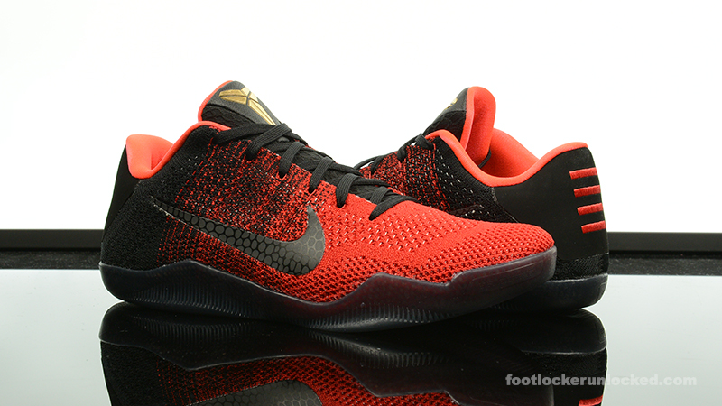 kobe 11 red and black