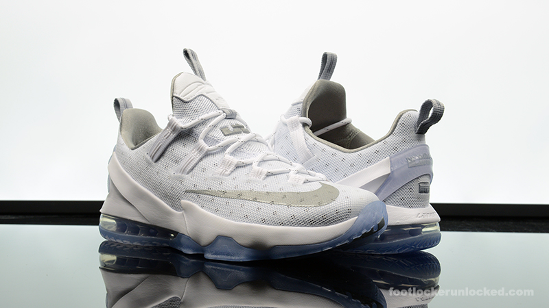 Nike LeBron 13 Low White/Silver – Foot 