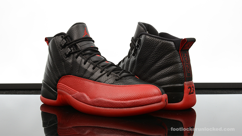 retro 12 red and black