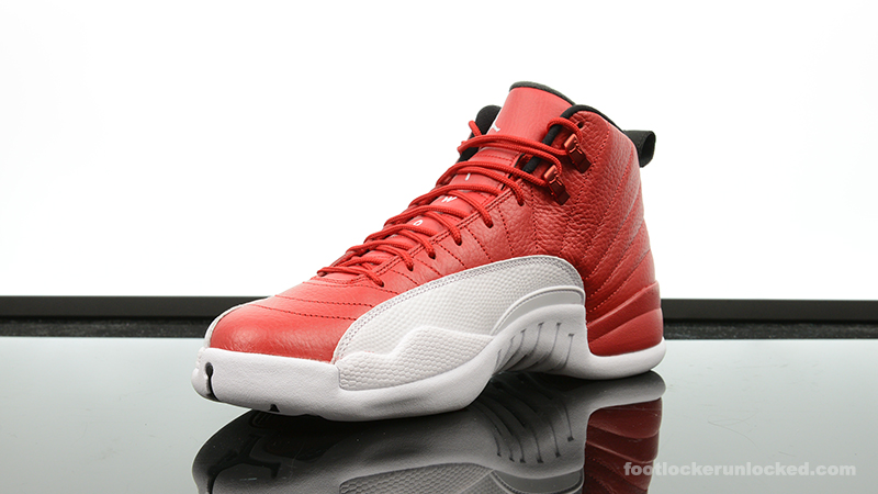 jordan 12 gym red and white