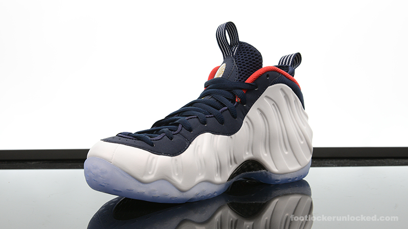 white blue red foams