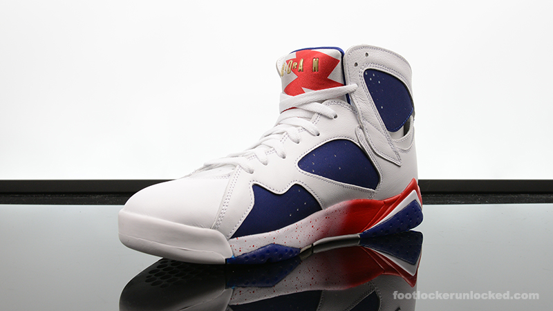 red white and blue jordans