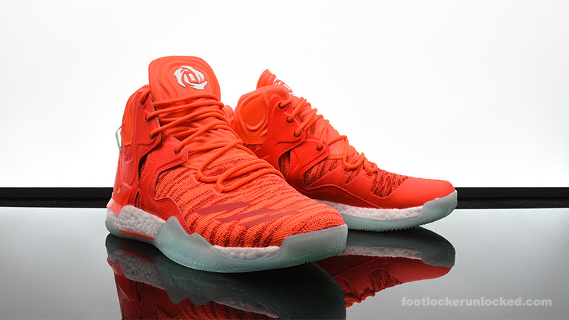 d rose red shoes