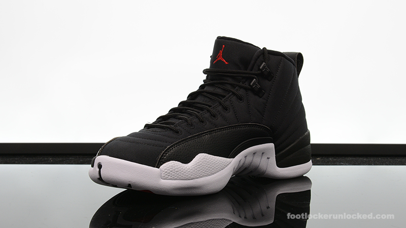 jordan 12 black footlocker