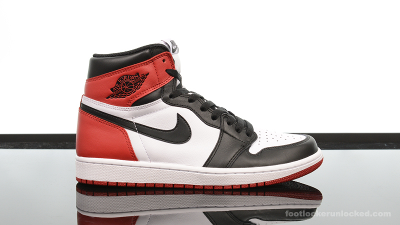 black and red jordans foot locker