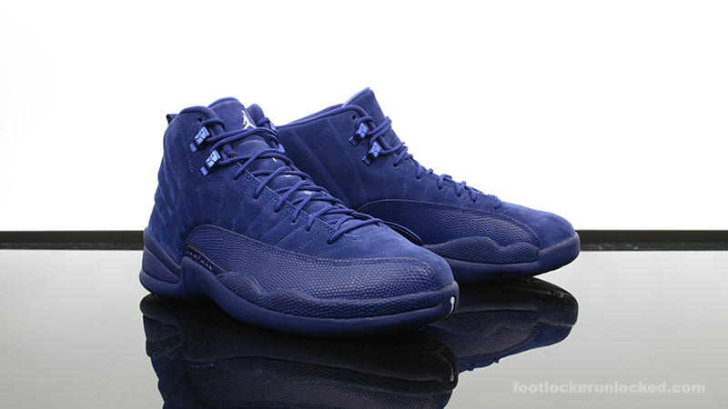 jordan 12 suede blue