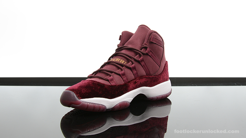 red velvet jordans 11 footlocker