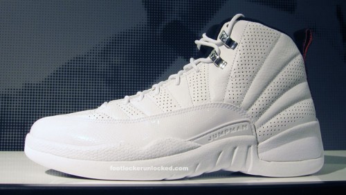 Air Jordan Retro 12 White/White Rising 