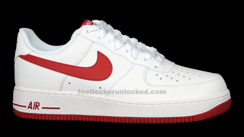 Nike Air Force 1 Low White/Gym Red 