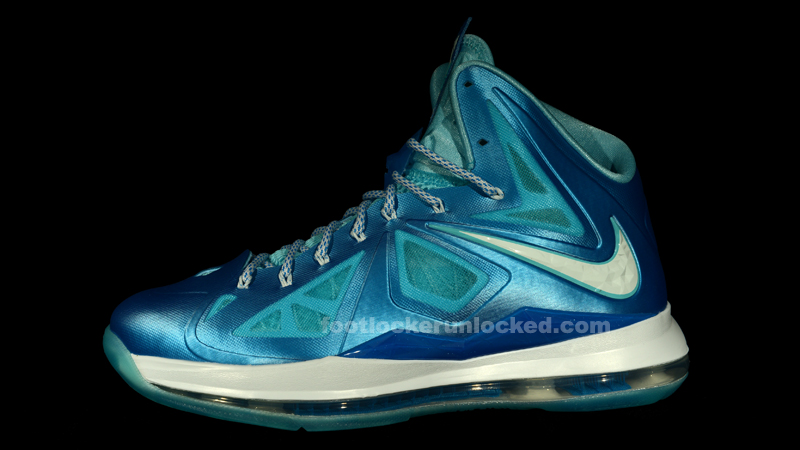 Nike LeBron X “Blue Diamond” – Foot 