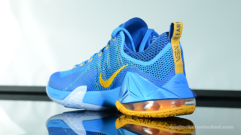 Nike LeBron 12 Low Photo Blue – Foot 