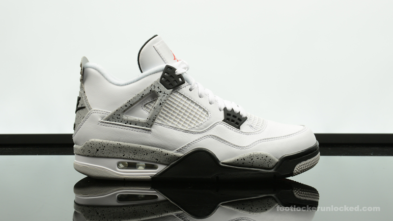 Air Jordan 4 Retro “Cement” – Foot 